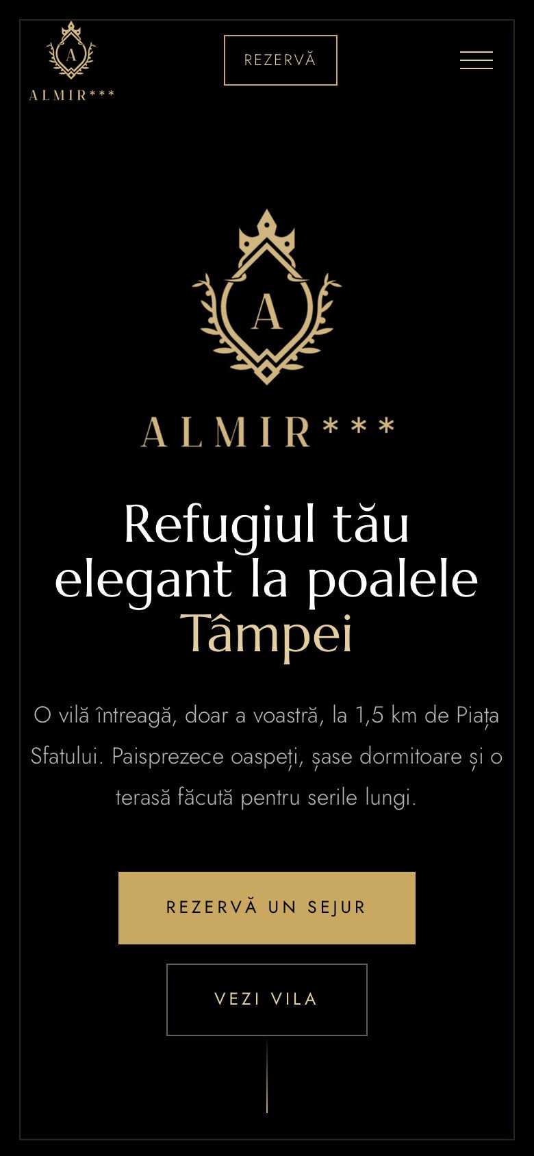Previzualizare pe telefon: Vila Almir